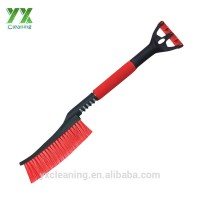 Logo Printed Telescopic Aluminum Handle Heavy Duty Ice Scraper Snow Brush