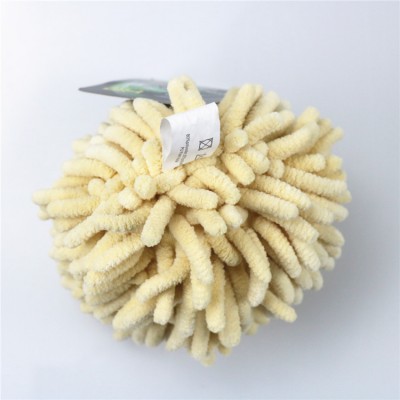 Round Type Chenille Microfiber Polishing Pad Car Cleaning Sponge Microfiber Window Sponge